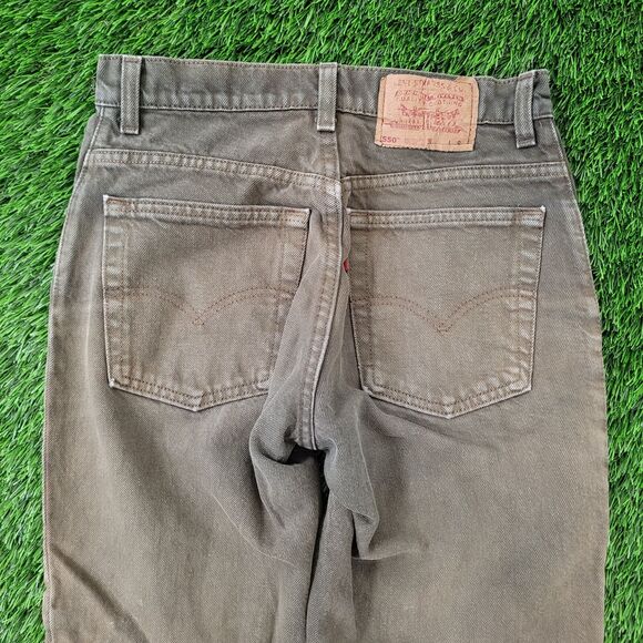 Vintage LEVIS 550 Mom Jeans Womens 8 28x29 Faded Over-Dyed - Picture 12 of 16